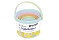 Produktbild: Spielstabil Spielzeug-Gartenset Spielstabil Stapelbecher-Set pastell 5-teilig, (5-tlg), Pastellfarben