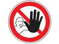Produktbild: 10er PACK(Stk) Verbotszeichen ASR A1.3/DIN EN ISO 7010 Zutritt für Unbefugte ver