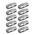 Produktbild: 10x F-Adapter SAT TV Verbinder Kupplung F-Buchse auf Koax IEC Stecker