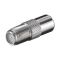 Produktbild: F-Adapter SAT TV Verbinder Kupplung F-Buchse auf Koax IEC Stecker