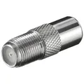 Produktbild: Wentronic WE 1171 Adapter:F-Kupplung>Koaxial-Stecker # 11395