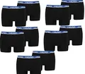 Produktbild: HEAD Herren Boxershorts Unterhosen Unterwäsche 10P (Black/Blue, XL)