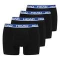 Produktbild: HEAD Herren Basic Boxer Cotton Stretch 4er Pack, Wäschegröße:XL, Artikel:-008 Black/Blue