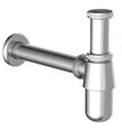Produktbild: Siphon Waschbecken Abfluss Ablaufgarnitur - Tassensiphon Edelstahl