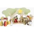 Produktbild: small foot 19 tlg. Spielset Weihnachtskrippe aus Holz - Bunt