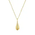 Produktbild: s.Oliver Jewel Damen Kette Collier Anhänger Tropfen Edelstahl gold 2035764