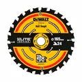 Produktbild: DeWalt DT10624-QZ Kreissägeblatt 165 x 20 mm, 24 Zähne, Holz