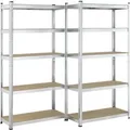 Produktbild: Juskys 3er Regalsystem 1 Corner und 2 Basic Insgesamt 15 Böden mit 2625 kg Tragkraft