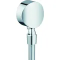 Produktbild: hansgrohe FixFit Wandanschluss S mit Rückflussverhinderer und Kugelgelenk, chrom, 27506000