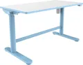 Produktbild: Blauer elektrischer Kinderschreibtisch Spacetronik XD. Höhenverstellbar