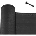 Produktbild: WOLTU Zaunblende 280 g/m² HDPE mit Kabelbinder Anthrazit 1x10 m