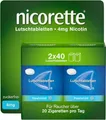 Produktbild: nicorette Lutschtablette freshmint 4 mg Nikotin 80 St