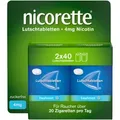 Produktbild: Nicorette Lutschtabletten 4 mg Nikotin 80 St