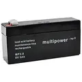 Produktbild: Multipower MP3-8 AGM 8 V 3 Ah - 4,8mm Faston