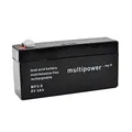 Produktbild: Multipower MP3-8 AGM 8 V 3,0Ah 4,8 mm Faston Bleiakku Wartungsfrei - 1 Stück