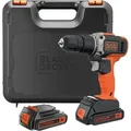 Produktbild: Black & Decker Akku-Schlagbohrschr. 18V 2x1,5Ah, Kof