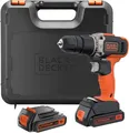 Produktbild: BLACK+DECKER BCD003C2K-QW Akku-Schlagschrauber Bohrmaschine 18 V