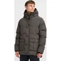 Produktbild: INDICODE IDSticks Herren Steppjacke Winterjacke Jacke mit Kapuze regulierbarem Elastikband hohem Kragen Eingrifftaschen Label-Details Regular fit - XL