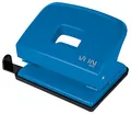 Produktbild: VON Leitz Locher, Für 20 Blatt, Anschlagschiene mit Formatangaben, Kompakte Größe ideal für zu Hause, im Büro oder in der Schule, Metall und Kunststoff, Blau, 50200035