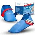 Produktbild: 2x Kühlsocken Kühlschuhe Sanfter Stoff - Gel Kältettherapie Chemotherapie Chemo