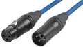 Produktbild: NEUTRIK - Schwarz Chrom XLR Kabel 5m Blau