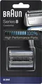 Produktbild: Braun Scherkopf 83M Ersatzscherfolie Klingenblock Series 8 matt silber