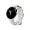 Produktbild: Google Pixel Watch 41 mm polished silver am Sportarmband chalk [Wi-Fi + 4G]