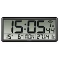 Produktbild: 4047443445452 jumbo digital radio wall clock black Hama