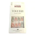 Produktbild: KISS VOGUISH FANTASY Gel Nägel 28 x Kunstnägel + Kleber Gr. M 88130 *neu*