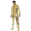 Produktbild: Metamorph Partyanzug Elvis Goldanzug Kostüm Anzug - Karneval Fasching, Viva Las Vegas: der Gold Lamé Suit des King of Rock M