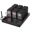Produktbild: VEVOR Kabelloses Pager-System 24 Anrufbeantworter Gäste-Warteschlangenrufe
