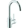 Produktbild: Grohe Eurosmart Cosmopolitan Einhand-Waschtischbatterie, L-Size, Ausladung 153mm, Zugstangen-Ablaufgarnitur, schwenkbar, 32830001
