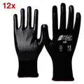 Produktbild: NITRAS SAFETY unisex Arbeitshandschuhe 3500 schwarz Größe 6, 12 Paar
