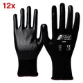 Produktbild: NITRAS SAFETY unisex Arbeitshandschuhe 3500 schwarz Größe 6, 12 Paar