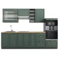 Produktbild: Vicco Küchenzeile, Grün, Anthrazit, Holzwerkstoff, Küchenblock,Rechteckig, 280x81.6x60 cm, Küchen, Küchenzeilen & Küchenblöcke, Küchenzeilen ohne Geräte