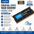 Produktbild: Crucial DDR5 RAM 16GB 5600MHz SODIMM auch 5200MHz / 4800MHz CL46 - CT16G56C46S5