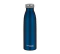 Produktbild: THERMOcafé by THERMOS TC BOTTLE saphire blue mat 0,50l, Isolierflasche aus Edelstahl, kohlensäurefest, 12h heiß 24h kalt, Auslaufsicher, für Schule, Unterwegs & Büro