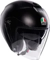 Produktbild: AGV Irides Mono Logo Jethelm, schwarz matt, S (55/56)
