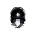 Produktbild: Jethelm AGV ETERES E2206 AGV IRIDES Motorradhelm Offener Helm Schwarz-Matt S