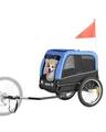 Produktbild: VEVOR Hundeanhänger Fahrradanhänger Klappbar 30kg für kleine mittelgroße Hunde