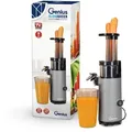 Produktbild: Genius Slow Juicer Entsafter Mini für Gemüse Obst 9 tlg, Kaltpressjuicer, 130 W, geräuscharm, schlichtes Design, leichte Früchte Saftpresse ele...