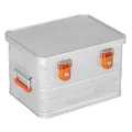 Produktbild: ALUBOX B29 - Aluminium Transportbox 29 Liter Alukiste mit Gummidichtung - Inhalt vor Staub und Spritzwasser geschützt, abschließbar