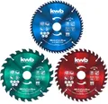 Produktbild: kwb Kreissägeblattsatz 3teilig 190x30mm 586995