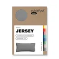 Produktbild: Schlafgut Easy Jersey Kissenbezug 40x80 cm Grey Mid mit 100% Baumwolle, superweicher & atmungsaktiver Kopfkissenbezug