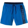 Produktbild: Badeshorts S.OLIVER, Herren, Gr. M (50), N-Gr, blau, Polyester, unifarben mit Farbeinsatz, Badehosen Badeshorts, in verschiedenen Unifarben