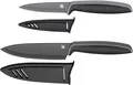Produktbild: WMF Touch Messerset 2-teilig Küchenmesser Schutzhülle Schneiden Schwarz 20cm