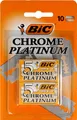 Produktbild: BIC Chrome Platinum Double Edge Safety Razor Disposable Single Blades Stainless Steel 10 Count