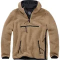 Produktbild: Brandit Teddyfleece Worker Pullover, braun, Größe XL für Männer