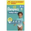 Produktbild: Pampers Baby-Dry Größe 5, 94 Windeln, 11 kg - 16 kg, eine bequeme Nacht bis zu 100% ohne Auslaufen