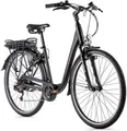 Produktbild: 28 Zoll E Bike Leader Fox Park Elektro Fahrrad 7 Gang Pedelec 460Wh anthrazit Rh46cm